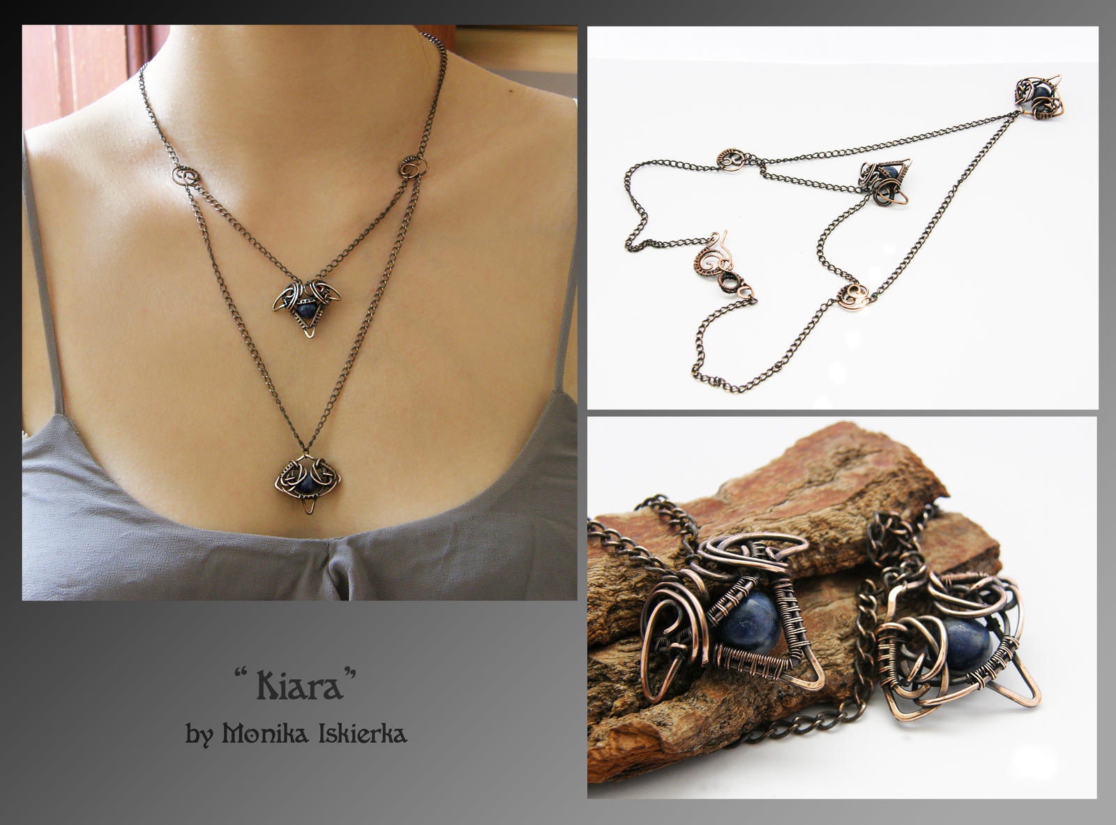 Kiara- wire wrapped necklace by mea00