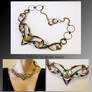 Cullodena- wire wrapped copper necklace
