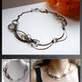 Tanaro- wire wrapped copper necklace