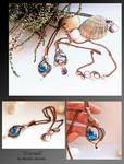 Ownah- wire wrapped copper necklace by mea00