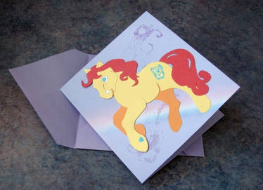 My Little Pony Papercraft Card