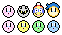 Kirby Return to Dream Land Characters sprites