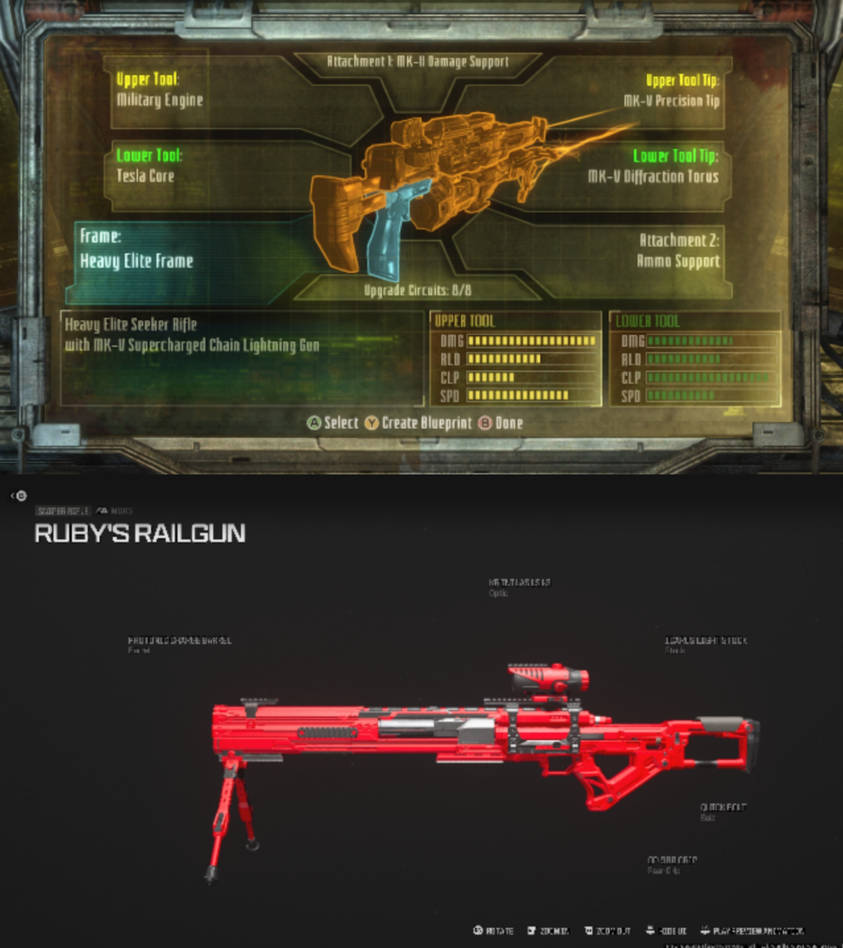Rail Operated Sniper Electrogun (DS vs COD) by g-multiverse-guy on ...