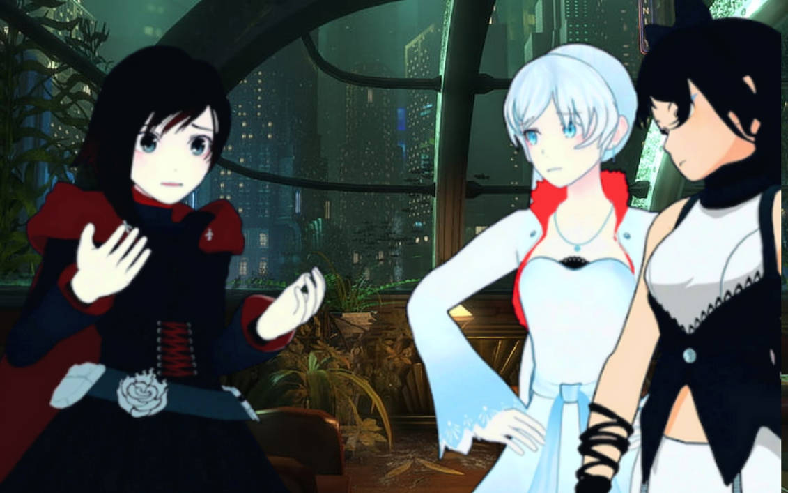 Ruby, Weiss and Blake at Rapture by g-multiverse-guy on DeviantArt