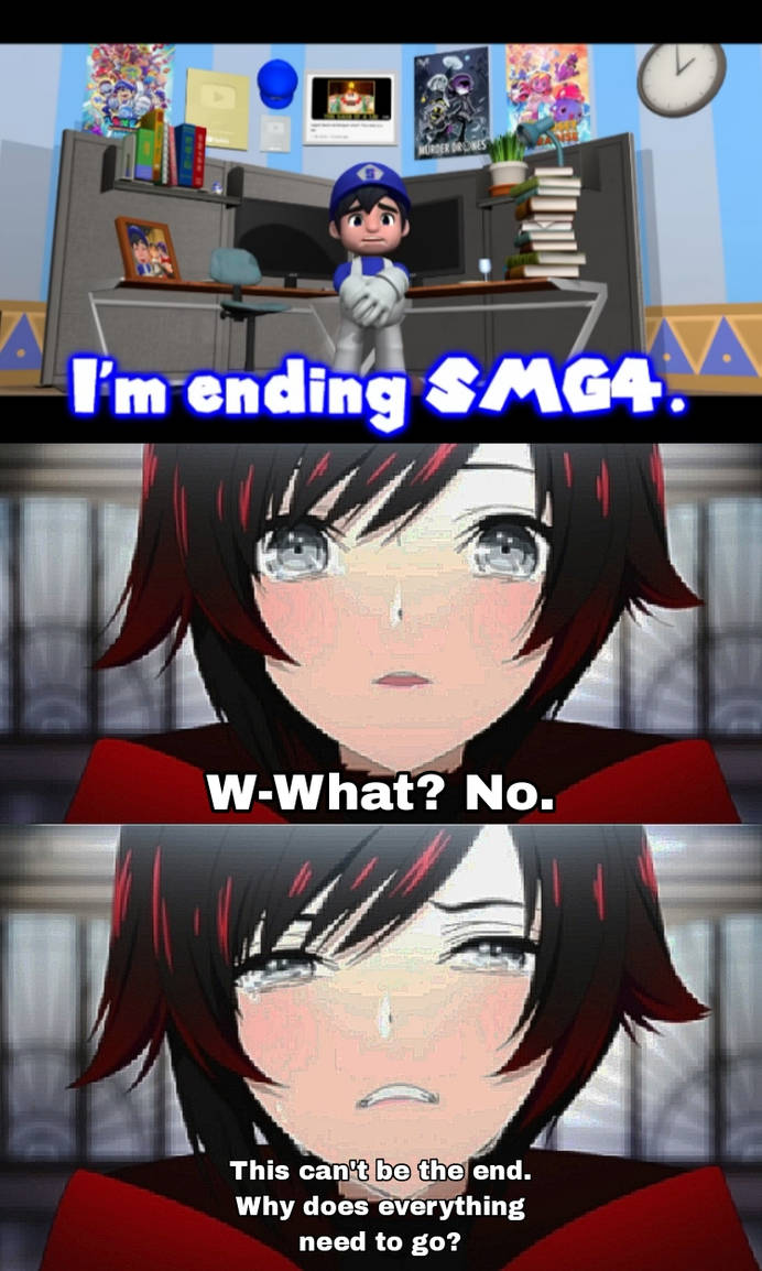 Ruby Rube Sad Ruby Rose is sad that SMG4 is ending by g-multiverse-guy on DeviantArt