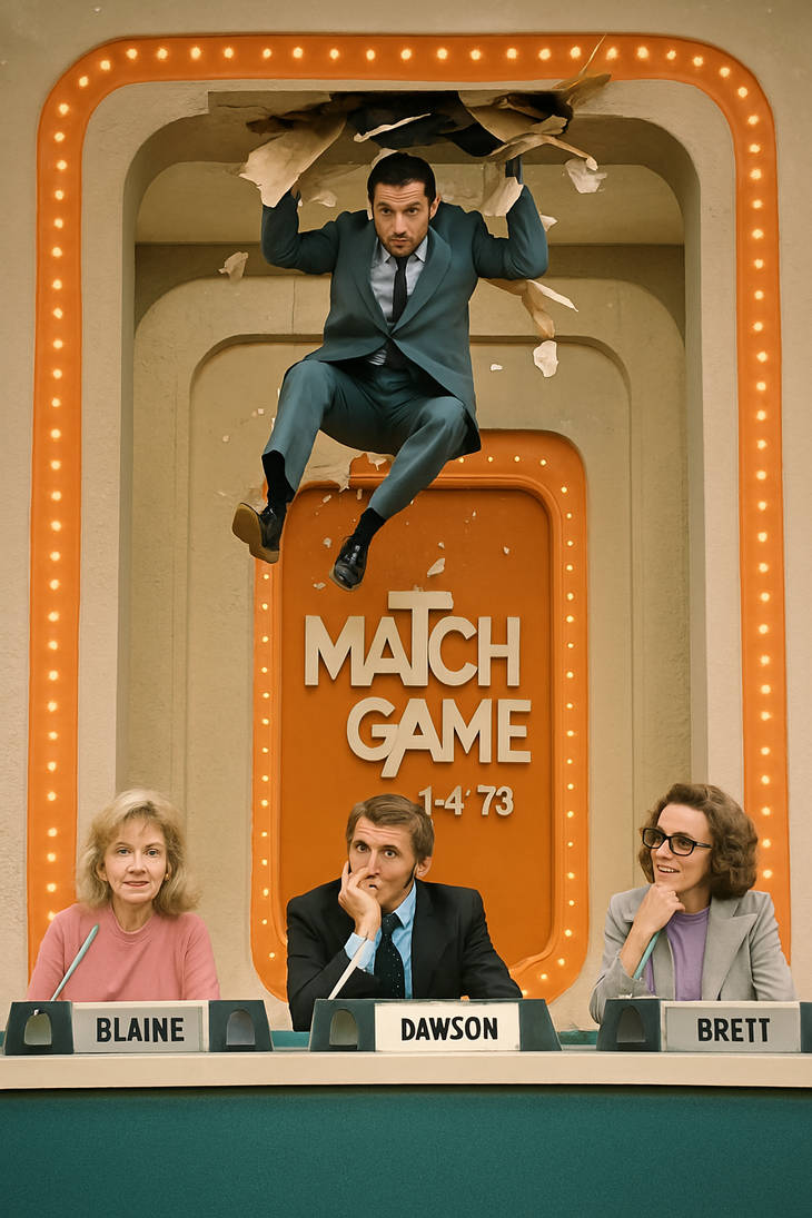 Match Game Host Falls Through The Ceiling By Brandobb On DeviantArt Match game host falls through the ceiling by brandobb on deviantart