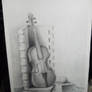 Violin still life