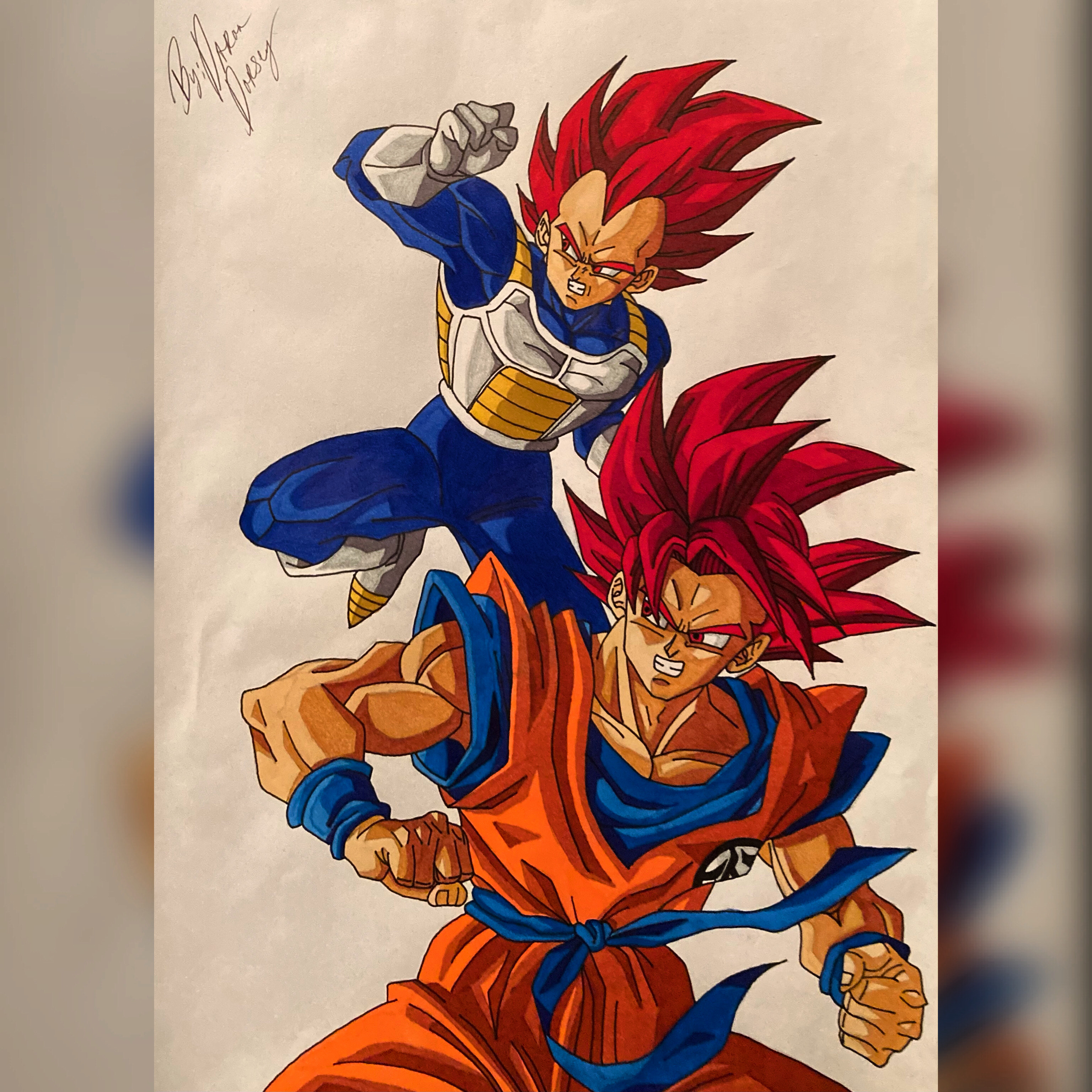 Goku And Vegeta Drawing At Getdrawings - Vegeta Super Saiyan