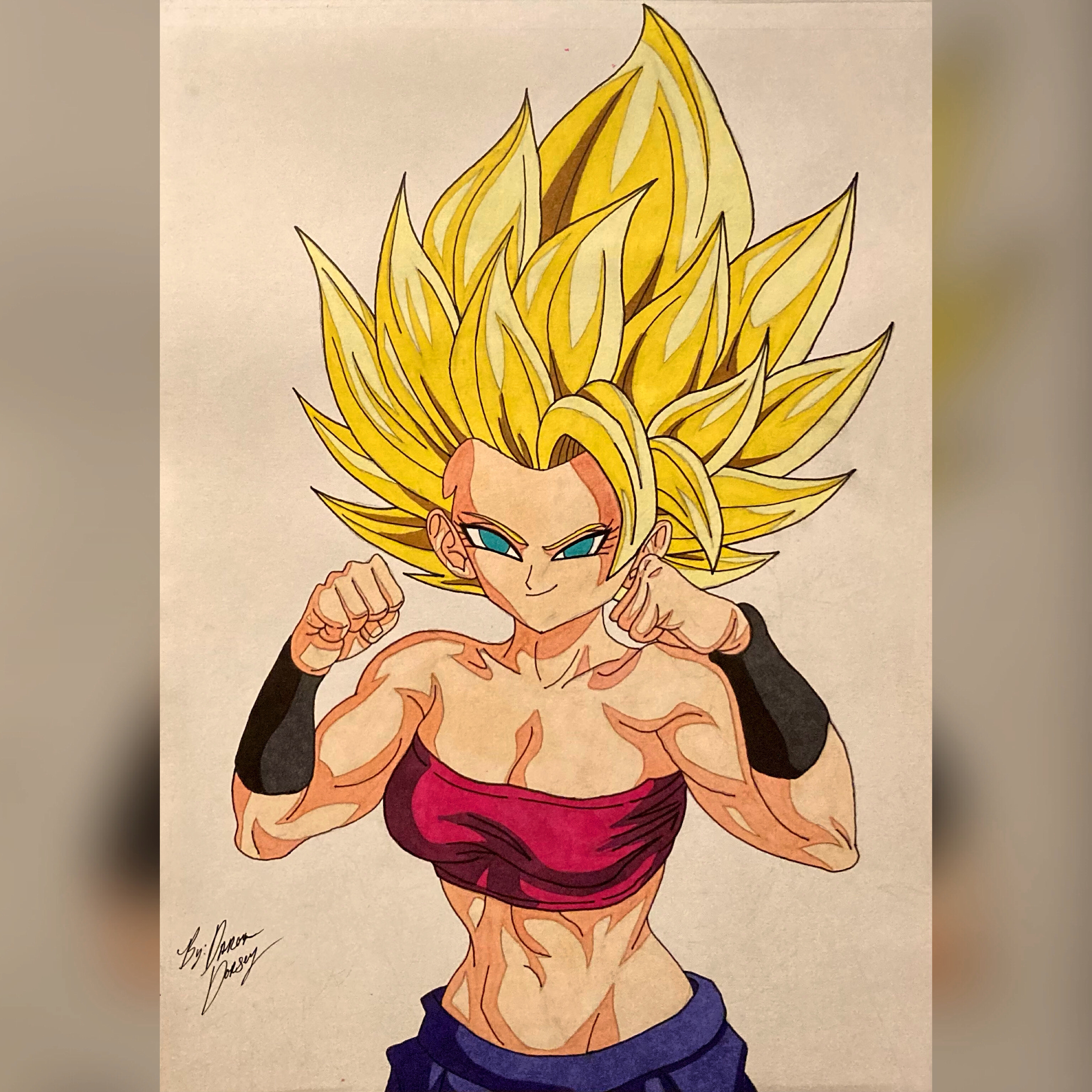 Majin Vegeta ssj2 (2) by davidferres on DeviantArt