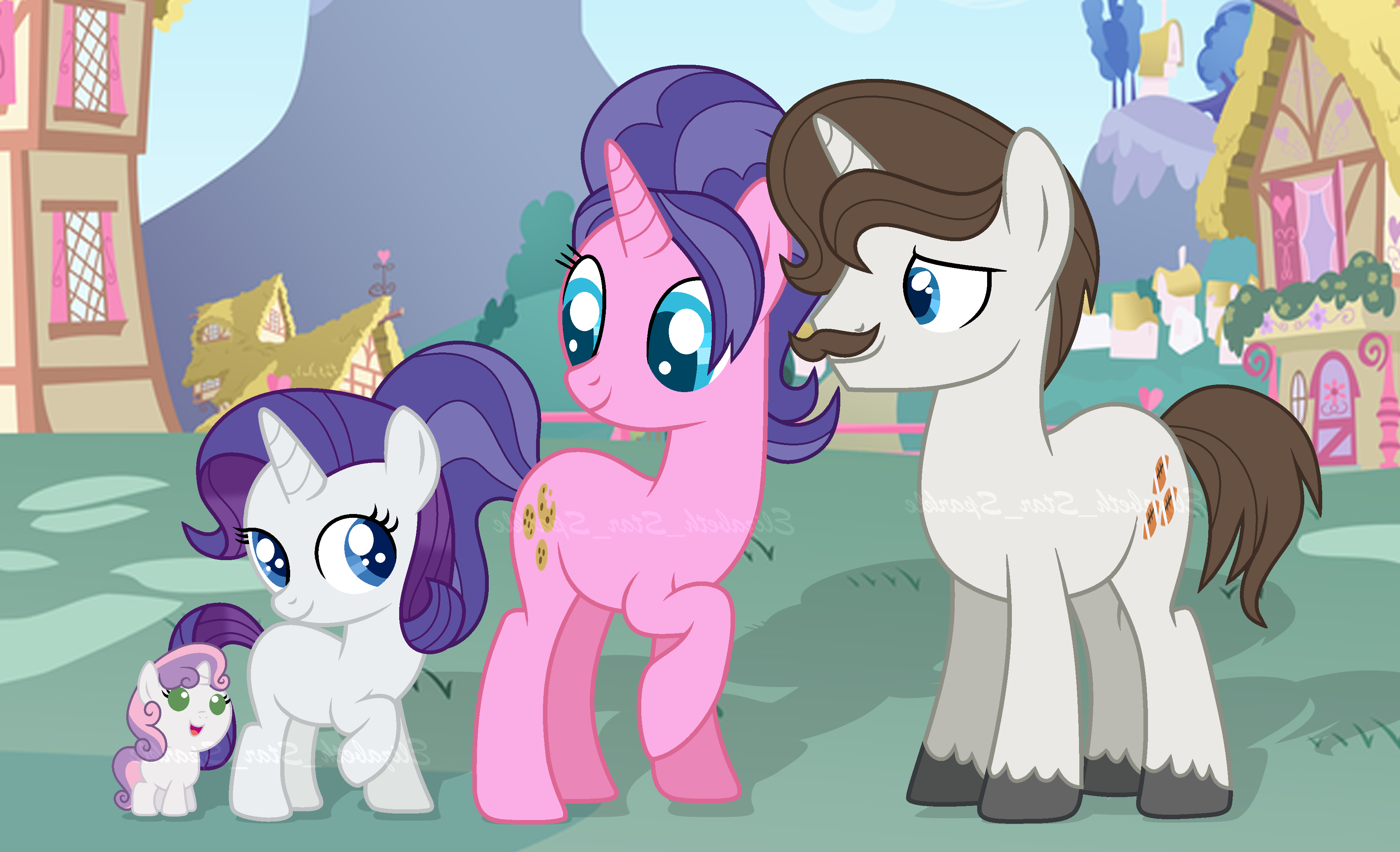 Mlp Rarity's Family The Rarity Family by ElisabetStarSparkle on DeviantArt