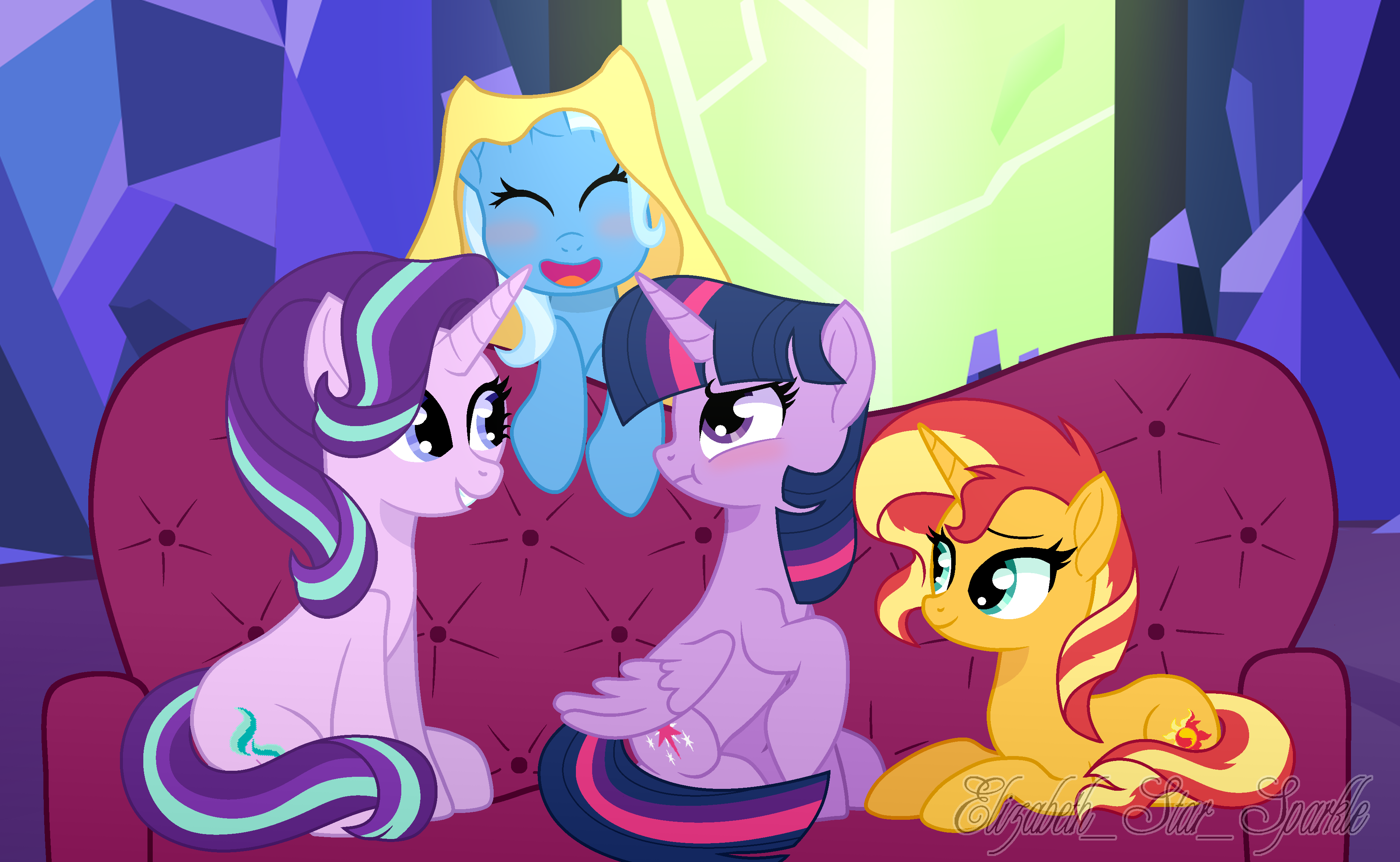 Mlp Socializing MLP: Gatherings with friends by ElisabetStarSparkle on DeviantArt