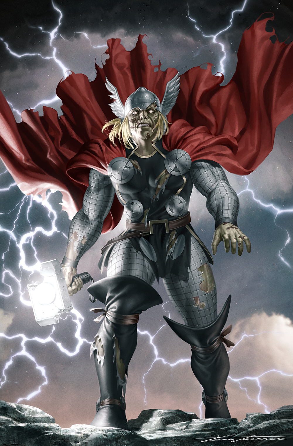 Thor Cod Zombies MARVEL ZOMBIE THOR Cover Art by JunggeunYoon on DeviantArt