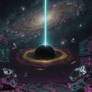 Cosmic Neon Trinity - Andromeda, TON618 Quasar