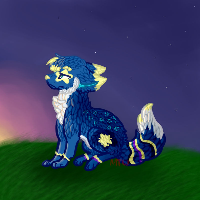 Nightcloud portrait commission by Meenuzu by Kittenzlol on DeviantArt