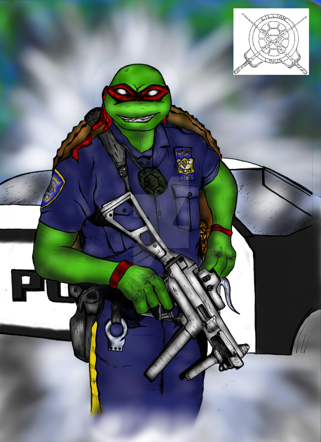 Turtle Cop Tmnt Police by LillianLinus on DeviantArt