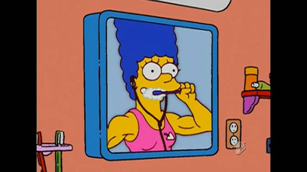 Muscle Marge episode - Marge's training 01