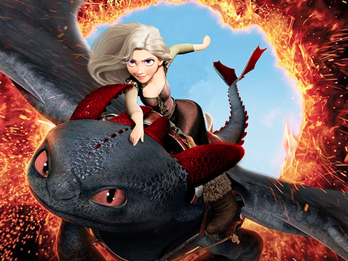 girl on toothless!!!