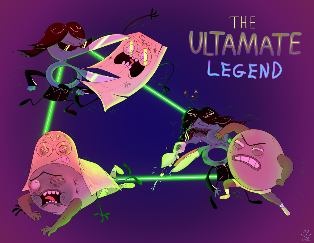 THE ULTIMATE LEGEND (Rock, Paper, Scissors) by ladyfoxmock on DeviantArt