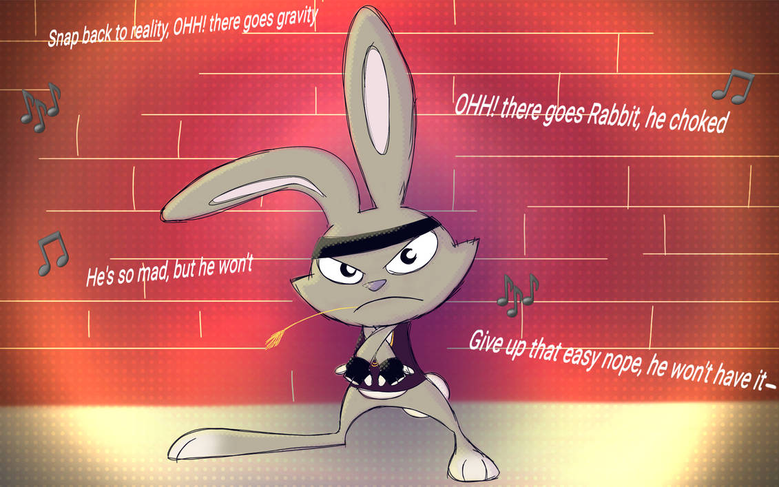 Rap Bunny by ladyfoxmock on DeviantArt