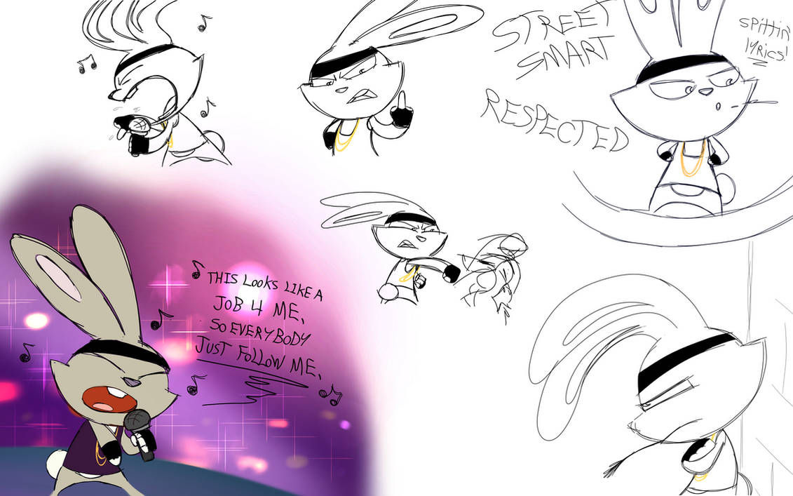 Streetsquashed Rabbit Street Rabbit by ladyfoxmock on DeviantArt