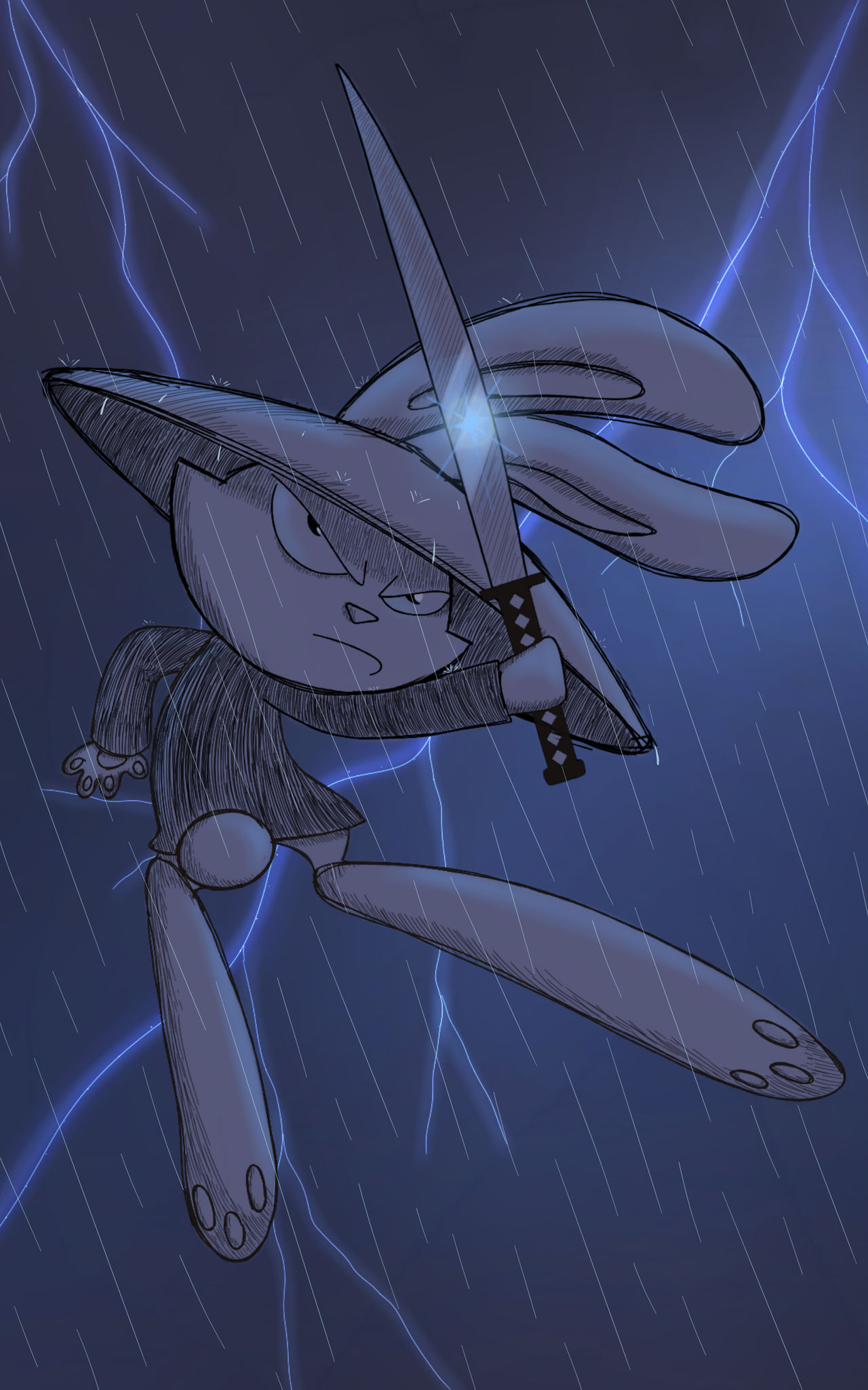 Warrior Rabbit by ladyfoxmock on DeviantArt