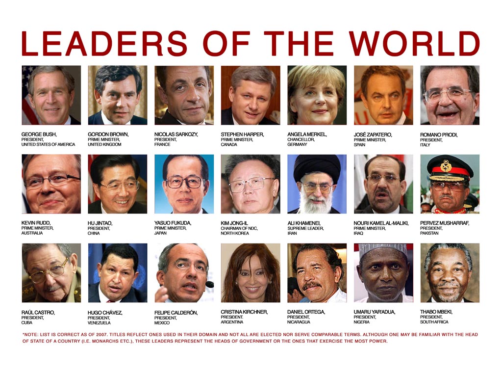 World Leaders 101 by on DeviantArt