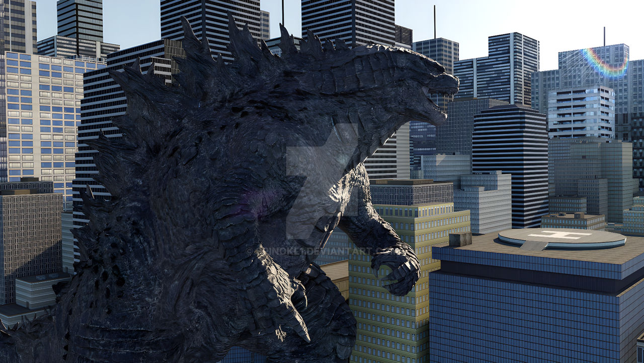 Godzilla In City Godzilla in City! by SpinoKL1 on DeviantArt