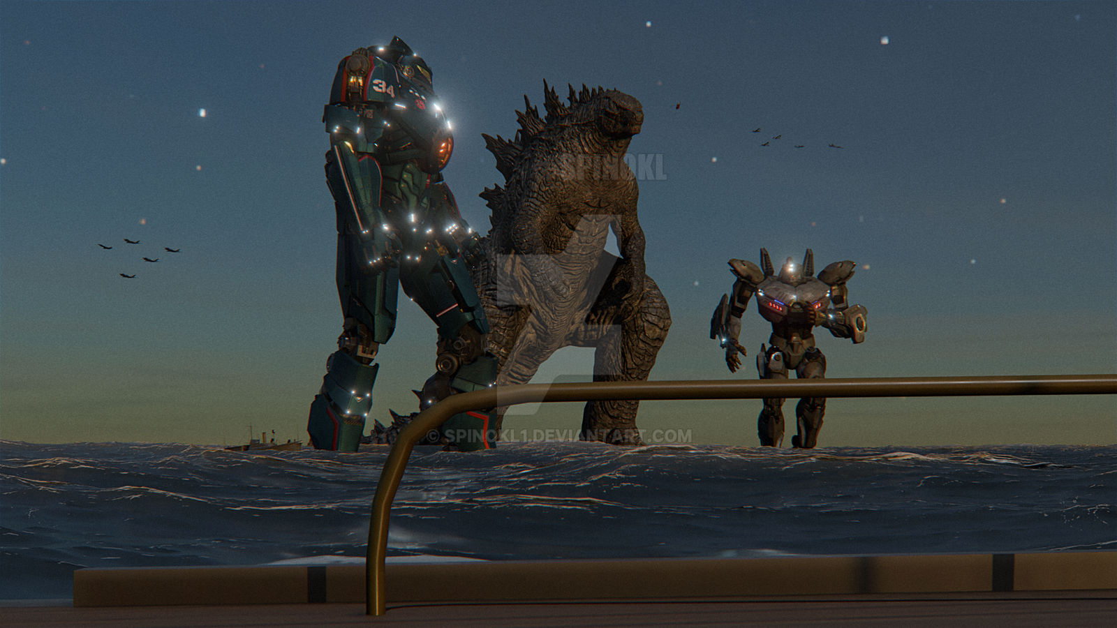 Godzilla In Pacific Rim #2 by SpinoKL1 on DeviantArt