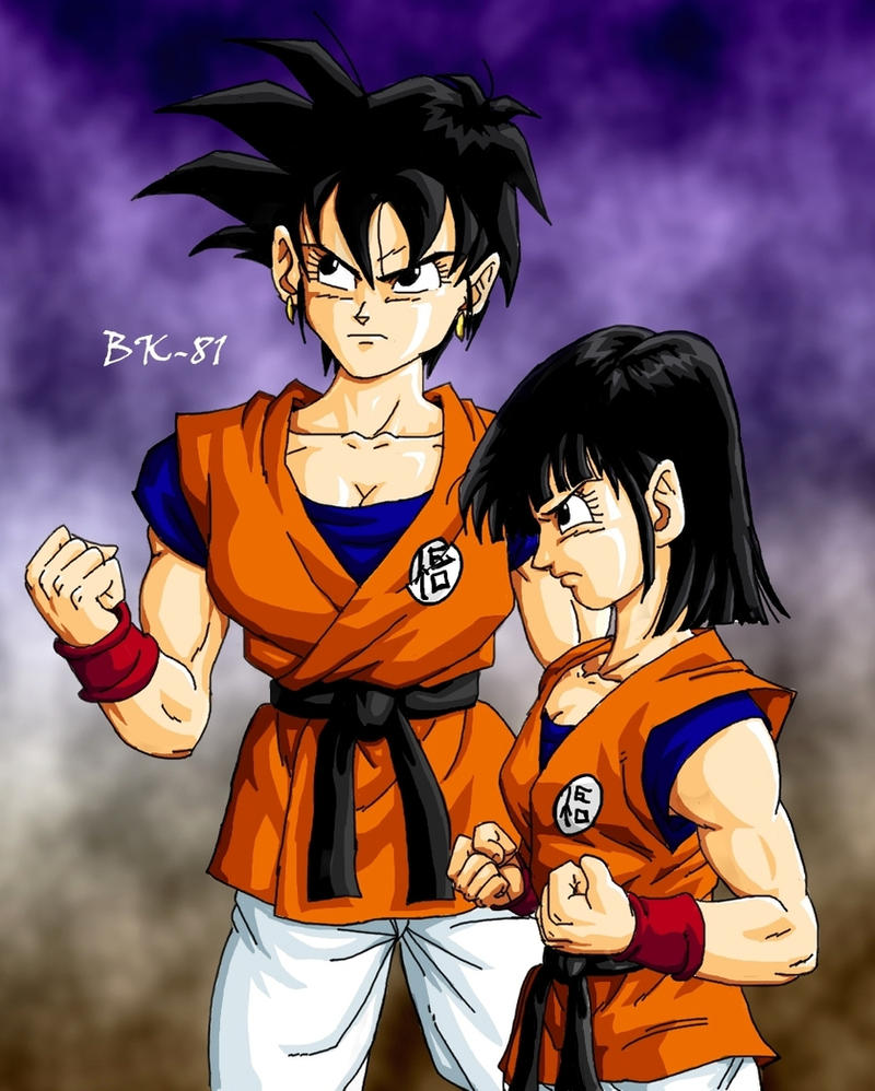 Goku and Pan by nijuuhachi on DeviantArt