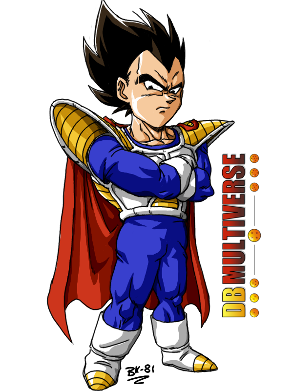 Dragon Ball Chibi Vegeta SSJ1 Ver. 2