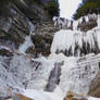 Frosty waterfall