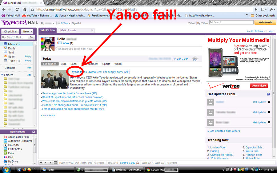 Yahoo Fail