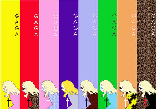 Lady Gaga Bookmarks
