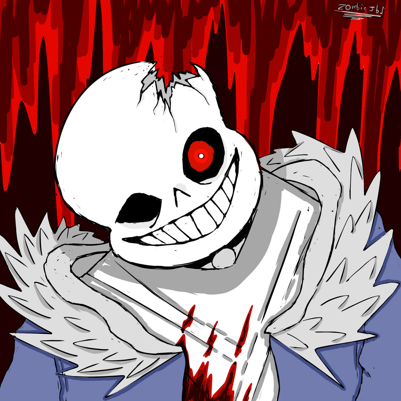 Horror sans by zombiejb1 on DeviantArt