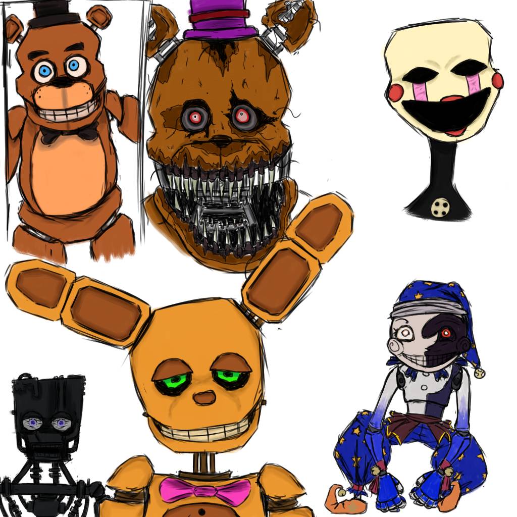 FnaF randomised characters, part 10. : r/fivenightsatfreddys