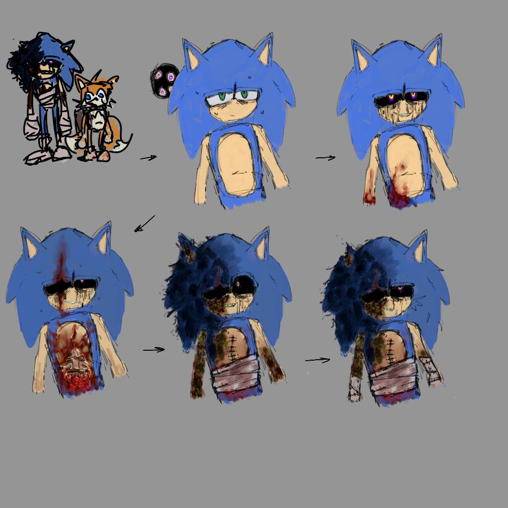 My Sonic.exe au by zombiejb1 on DeviantArt