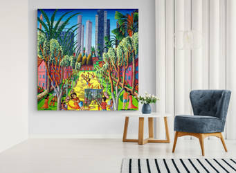 tel aviv naive art artworks at your home paintings by shharc