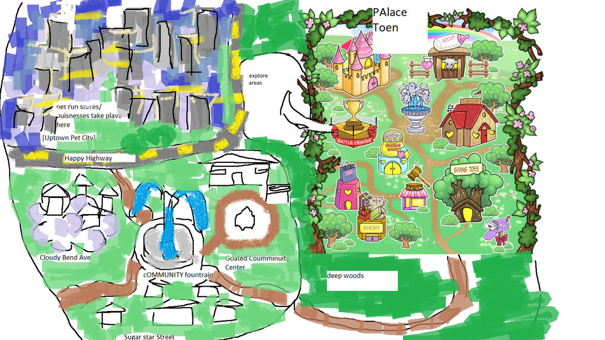 Goatsy Map Headcannon Goatlings Map by minormyra on DeviantArt