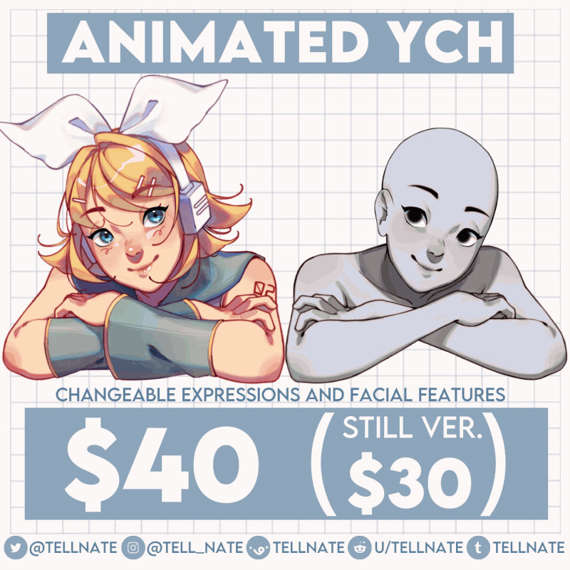 Animated YCH Commissions- OPEN by TellNate on DeviantArt