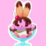 Bunny sundae