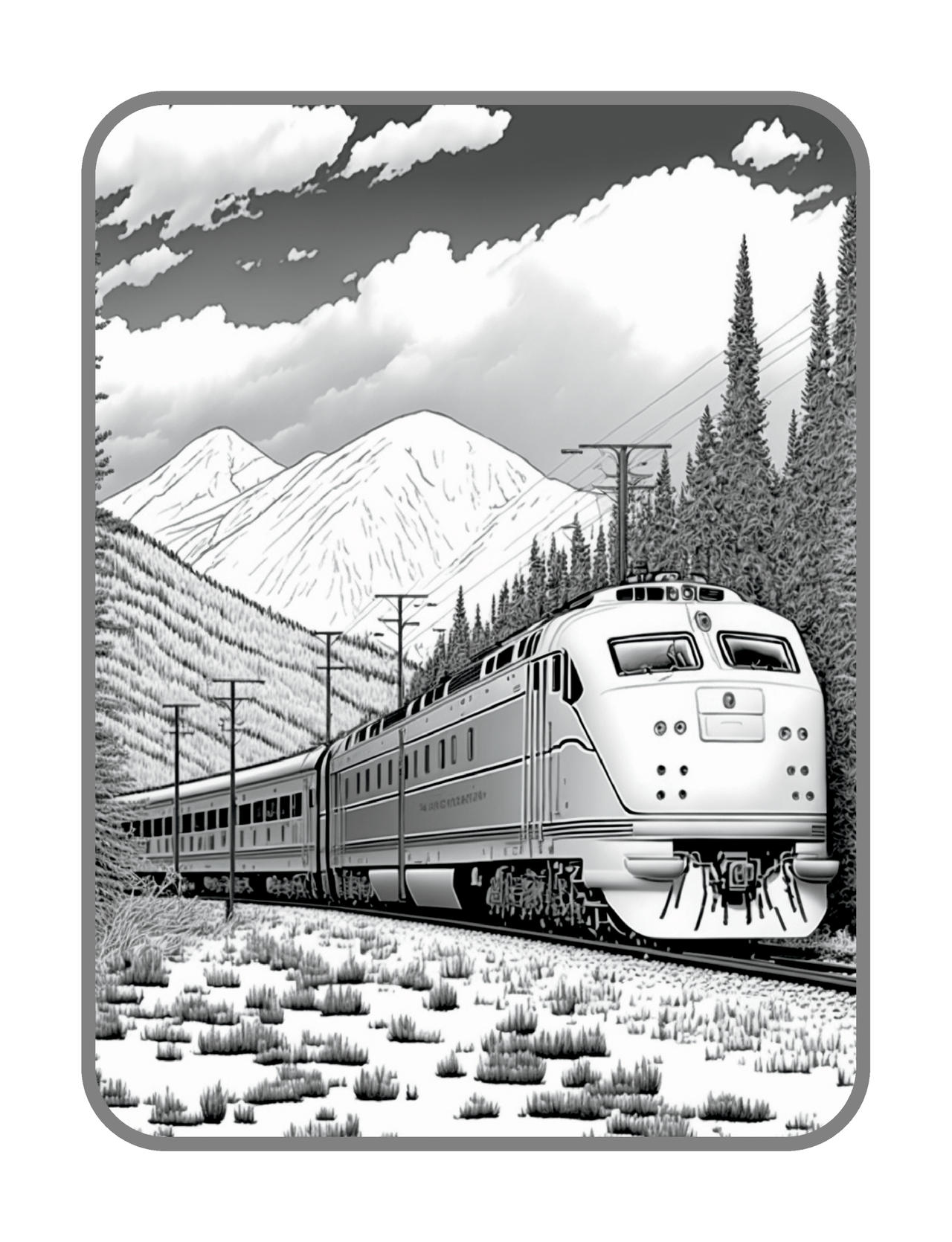 21+ Coloring Book Pages Of Trains