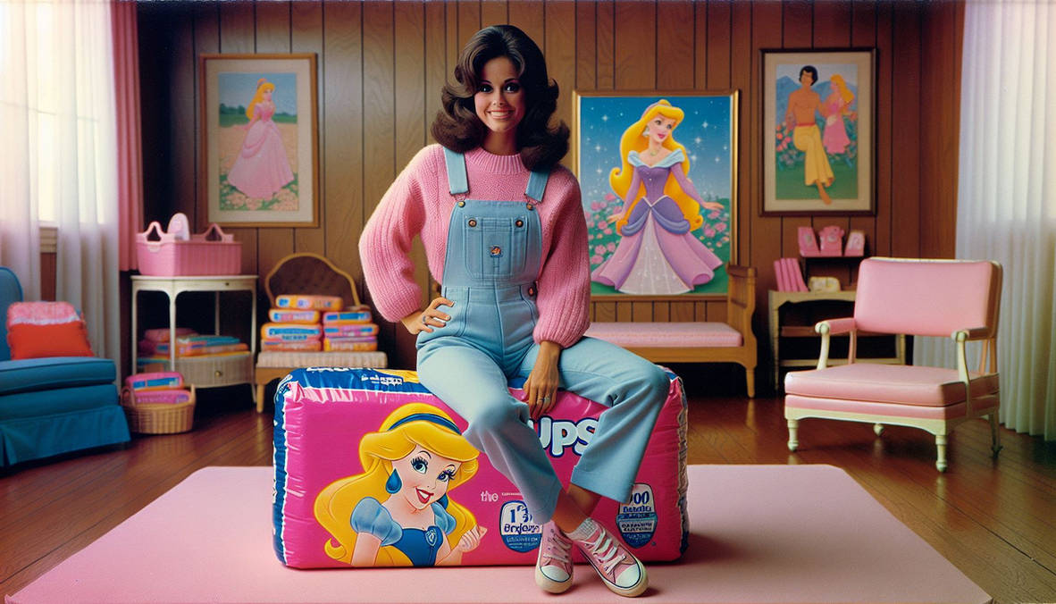 Huggies Princess Diapers T.V. AD. Circa 1981 by bewaryofstrangeads on ...