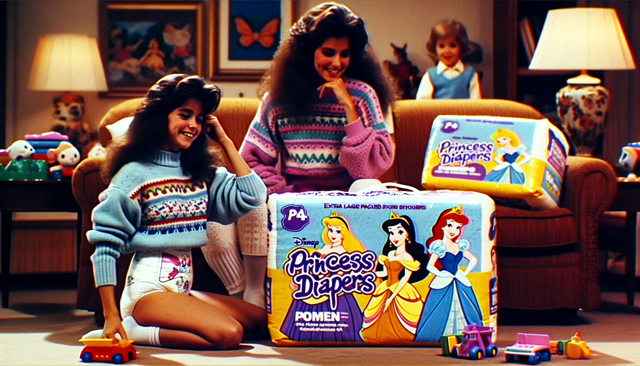 Disney Princess Diapers Circa 1991 by bewaryofstrangeads on DeviantArt