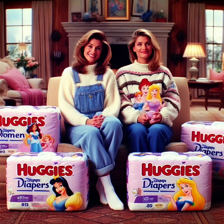 Huggies Disney Diapers Circa 1989 by bewaryofstrangeads on DeviantArt
