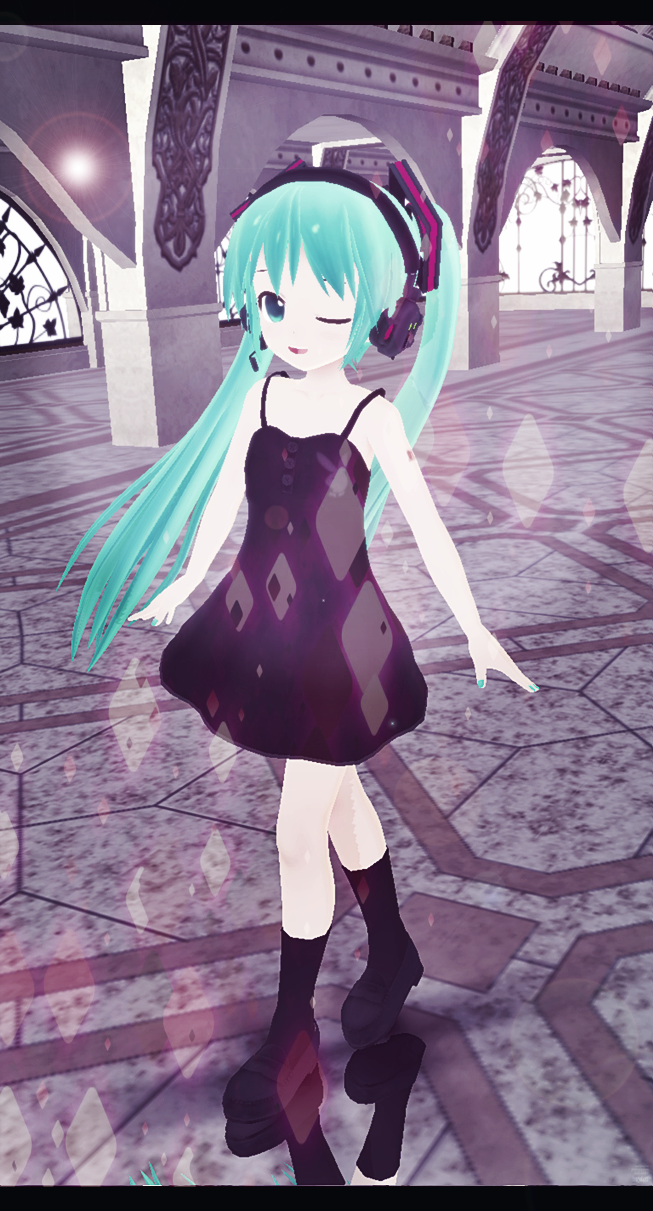 :Miku Rocks The Black Dress: