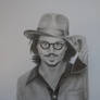 pencil drawing - Johnny Depp