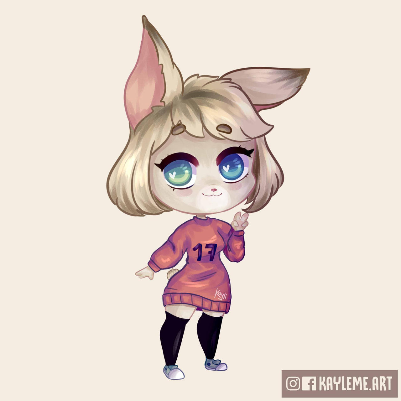 Chibi Furry by Kayleme on DeviantArt
