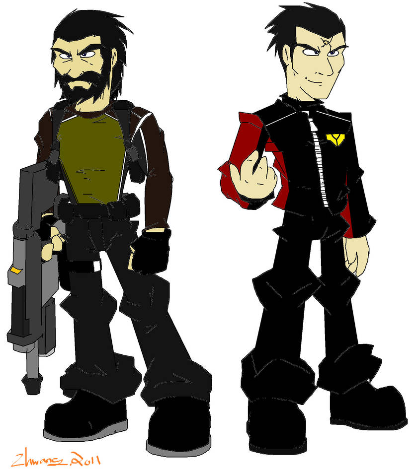 Fear Point Man Model Fear 3 point man and paxton by zhenghwang on DeviantArt