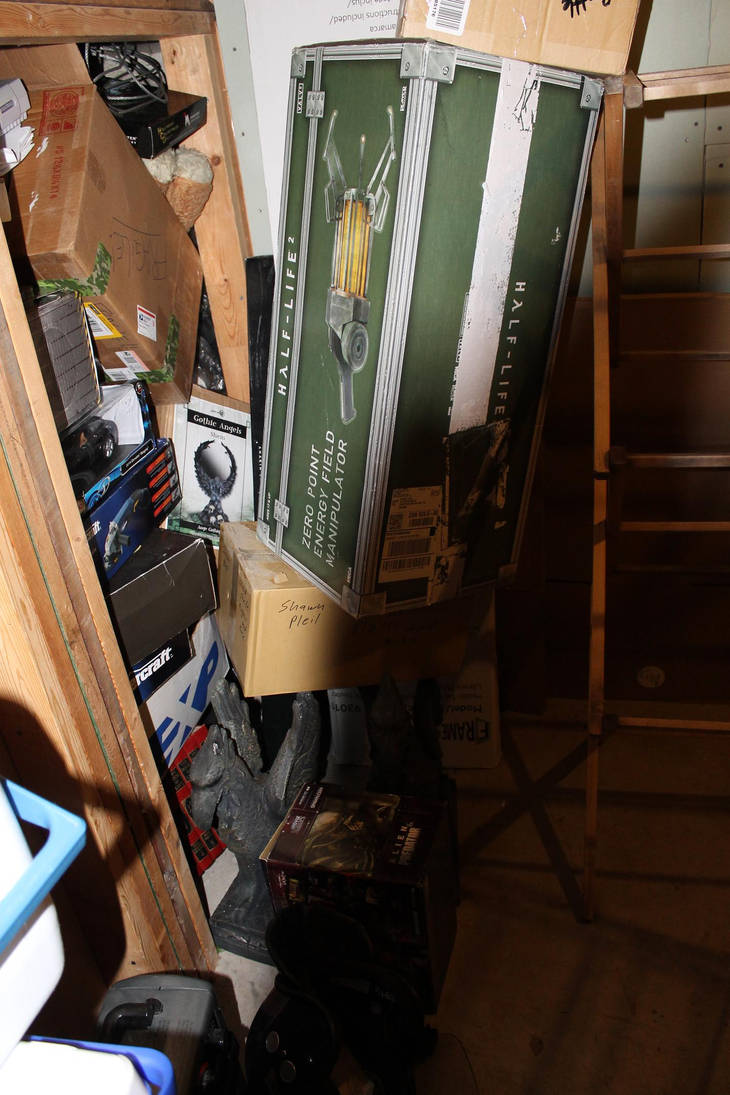 My overflowing storage room by ShawnPleil on DeviantArt