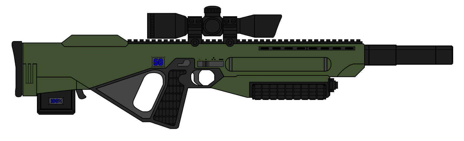 Laser Rifle Deviantart M120 Laser Rifle by ShawnPleil on DeviantArt